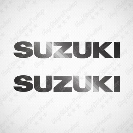 kit 4 SUZUKI Stickers 4 Glossy GOLD vinyl tuning custom frame kit decal tank | UK